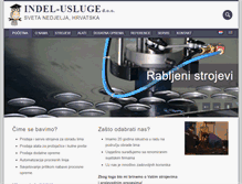 Tablet Screenshot of indel.hr